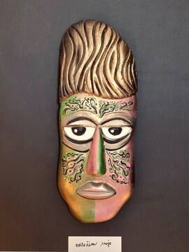 7. ...odložim svojo... Skulptura maska, Božo Stupica